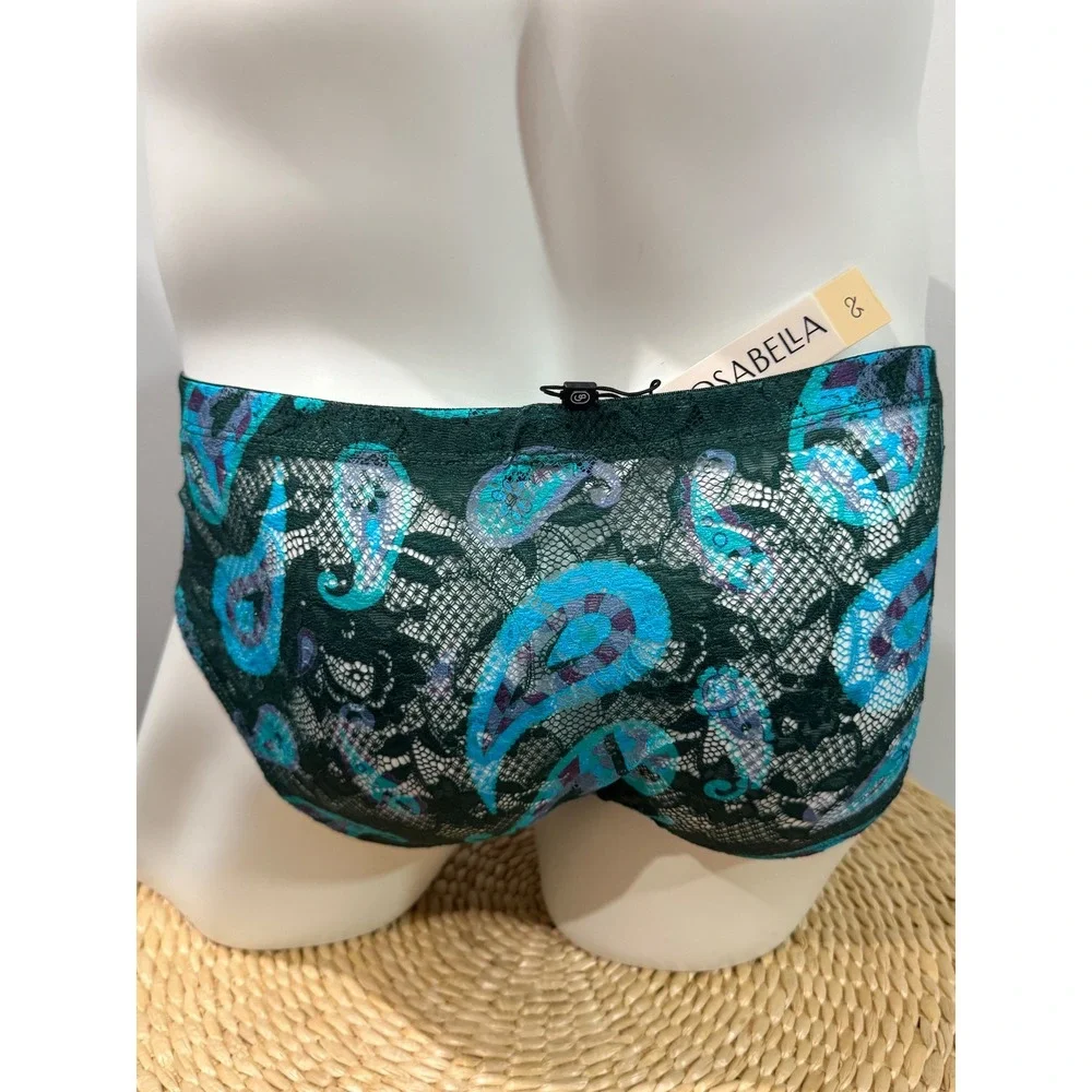 Cosabella Never Say Never Comfort Micro Brief Congo Paisley Lace Men's‎ Size S